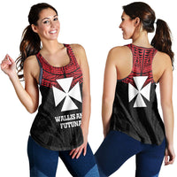 Wallis And Futuna Pride Women Tank Top - LT12 Red - Polynesian Pride