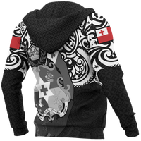 Tonga Polynesian Hoodie Tongan Pride (White) - Polynesian Pride
