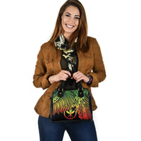 Polynesian Hawaii Shoulder Handbag - Tribal Wave Tattoo Reggae - Polynesian Pride