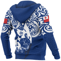 Tonga Polynesian Hoodie Tongan Pride (Bright Blue) - Polynesian Pride