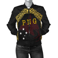 Papua New Guinea Women's Bomber Jacket - Erudite Eye - Polynesian Pride
