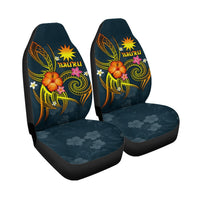 Nauru Polynesian Car Seat Covers - Legend of Nauru (Blue) - Polynesian Pride