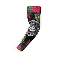 American Samoa Arm Sleeve Hibiscus Polynesian Pattern (Set of 2) - Polynesian Pride