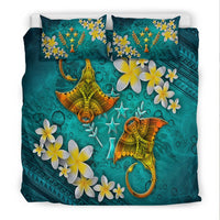 Kosrae Micronesia Bedding Set - Manta Ray Ocean - Polynesian Pride