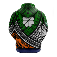 Kwajalein Atoll Tribal Pattern Hoodie LT12 - Polynesian Pride