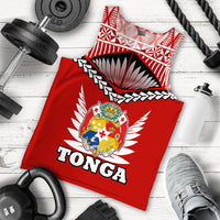 Tonga Men Tank Top - Tongan Pride - LT12 Blue - Polynesian Pride