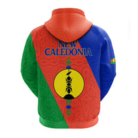 New Caledonia Hoodie Flag Style LT12 - Polynesian Pride