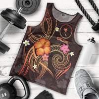 Chuuk Polynesian Men's Tank Top - Legend of Chuuk (Red) Red - Polynesian Pride