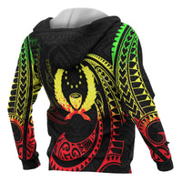 Pohnpei Micronesia Hoodie Reggae Tribal Wave - Polynesian Pride