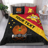 (Custom Personalised) Papua New Guinea Rugby Bedding Set The Kumuls PNG LT13 3 Pieces Bedding Set Red - Polynesian Pride