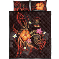 Niue Polynesian Quilt Bed Set - Legend of Niue (Red) - Polynesian Pride