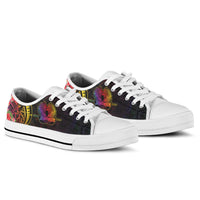 Papua New Guinea Low Top Shoes - Tropical Hippie Style - Polynesian Pride