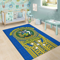 Solomon Islands Independence Anniversary 44th Years Area Rug - LT12 - Polynesian Pride