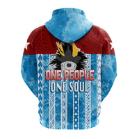 West Papua 60 Years OPM Morning Star with Polynesian Pattern Hoodie LT7 - Polynesian Pride