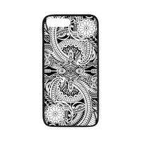 Polynesian 23 Rubber Phone Case One Size iPhone 8 plus (5.5") Black - White - Polynesian Pride