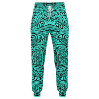 Polynesian Culture Turquoise Joggers Unisex Turquoise - Polynesian Pride