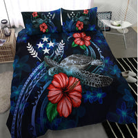 Kosrae Micronesia Bedding Set - Blue Turtle Hibiscus - Polynesian Pride