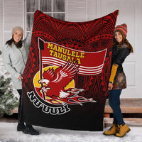 American Samoa Premium Blanket - Manulele Tausala Nuuuli (Ver 2) - Polynesian Pride