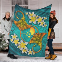 Yap Micronesia Blanket - Manta Ray Ocean - Polynesian Pride