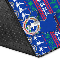 Northern Mariana Islands Christmas Area Rug - Ugly Christmas - LT12 - Polynesian Pride