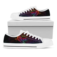 Hawaii Low Top Shoes - Butterfly Polynesian Style - Polynesian Pride