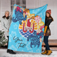 French Polynesia Custom Personalised Premium Blanket - Tropical Style - Polynesian Pride