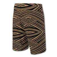 Hawaii Polynesian Tatau Board Shorts Gold - Polynesian Pride