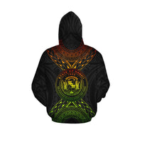 Hawaii Map Polynesian Jay Custom Hoodie - Polynesian Pride