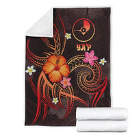 YAP Polynesian Premium Blanket - Legend of YAP (Red) - Polynesian Pride
