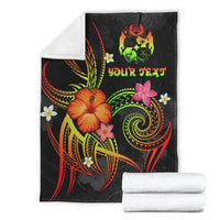 Tonga Polynesian Personalised Premium Blanket - Legend of Tonga (Raggae) - Polynesian Pride