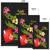 Wallis and Futuna Polynesian Area Rug - Plumeria Tribal - Polynesian Pride