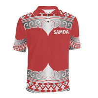 Samoa Polo Shirt Samoan Wave Style - Polynesian Pride