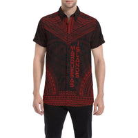 Marshall Islands Polynesian Chief Shirt - Red Version - Polynesian Pride
