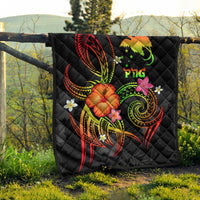 Papua New Guinea Polynesian Premium Quilt - Legend of Papua New Guinea (Reggae) - Polynesian Pride