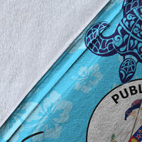 Niue Custom Personalised Premium Blanket - Tropical Style - Polynesian Pride