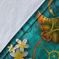 Yap Micronesia Blanket - Manta Ray Ocean - Polynesian Pride