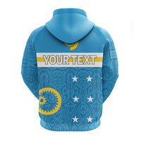 Custom Vanuatu Sanma Province Hoodie Flag Style LT12 - Polynesian Pride