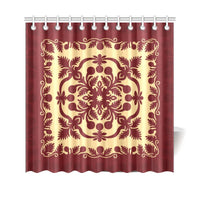 Hawaiian Quilt Royal Shower Curtain - Polynesian Pride