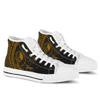 Yap High Top Shoes - Wings Style - Polynesian Pride