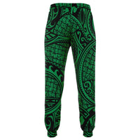 Polynesian Maori Lauhala Green Joggers - Polynesian Pride