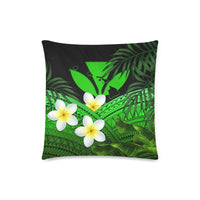Kanaka Maoli (Hawaiian) Pillow Cases, Polynesian Plumeria Banana Leaves Green - Polynesian Pride
