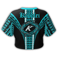 Hawaii - Kapolei High Football Jersey Crop Top T-shirt - AH - Polynesian Pride