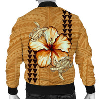 Hawaiian Vintage Hibiscus Bomber Jacket AH - Polynesian Pride