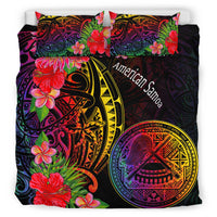 American Samoa Bedding Set - Tropical Hippie Style - Polynesian Pride