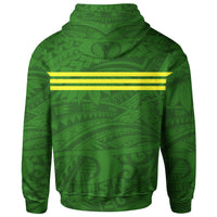 American Samoa Polynesian Zip Hoodie Manuatele - Polynesian Pride