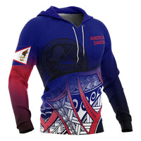 American Samoa Coat of rms Hoodie Polynesian Pattern - Polynesian Pride