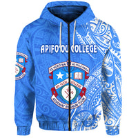 Custom Tonga Apifoou College Zip Hoodie Simple Vibes, Custom Text and Number LT8 - Polynesian Pride