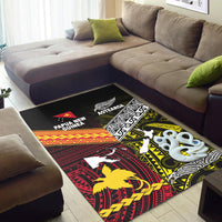 New Zealand And Papua New Guinea Area Rug Together - Yellow LT8 - Polynesian Pride