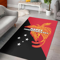 Papua New Guinea Area Rug Independence Day Flag Style LT16 Gold - Polynesian Pride
