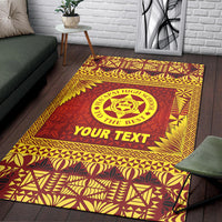 (Custom Personalised) Tonga Ha'apai High School Area Rugs Simplified Version LT8 - Polynesian Pride